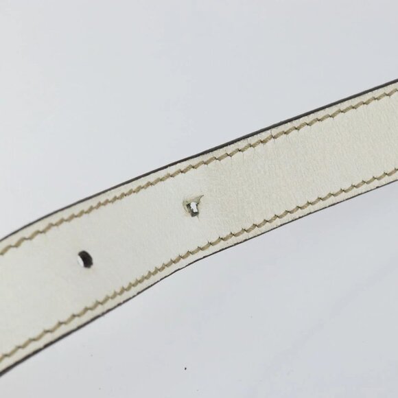 GUCCI GG Canvas Sherry Line Shoulder Bag PVC White Red Navy 153244 Auth ep11420 - Picture 8 of 16